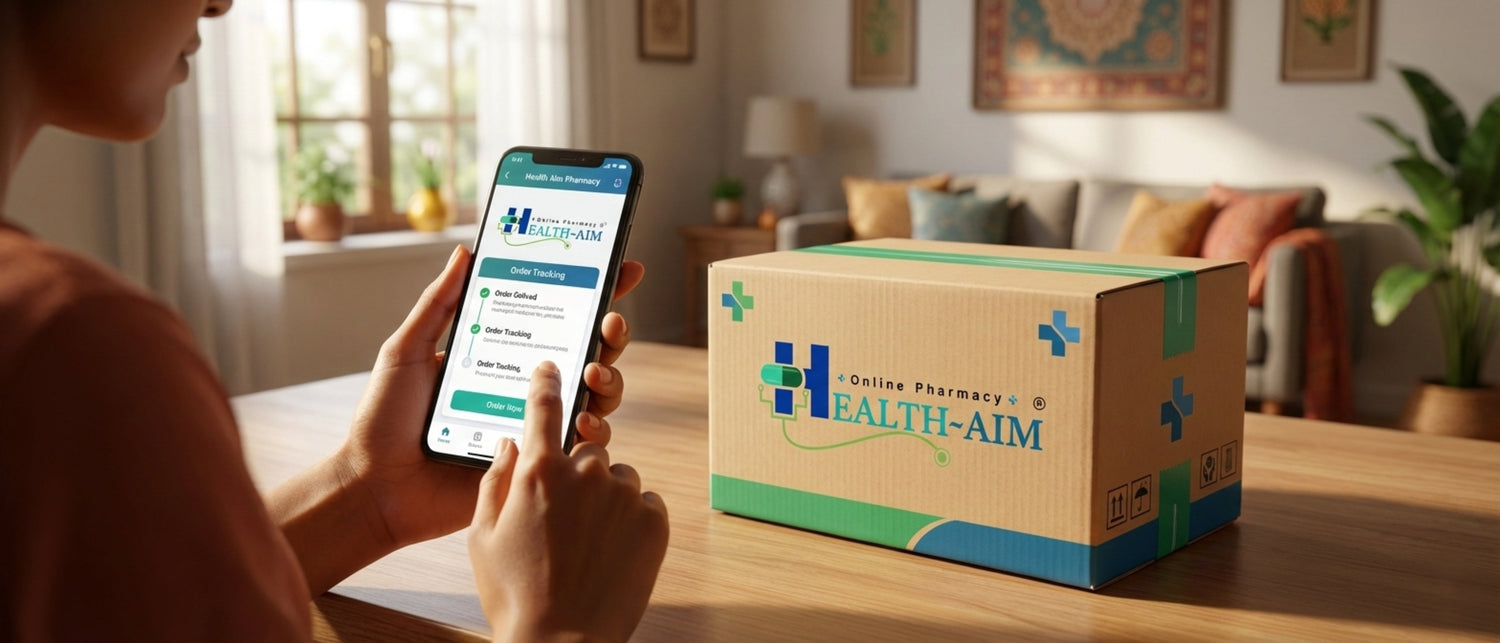 Online Medicine Delivery in India: Benefits, Safety & How to Choose the Right Pharmacy - HEALTH AIM PHARMACY