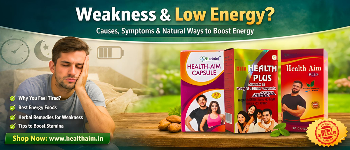 Weakness & Low Energy: Causes, Symptoms, and Natural Ways to Boost Energy Fast - HEALTH AIM PHARMACY