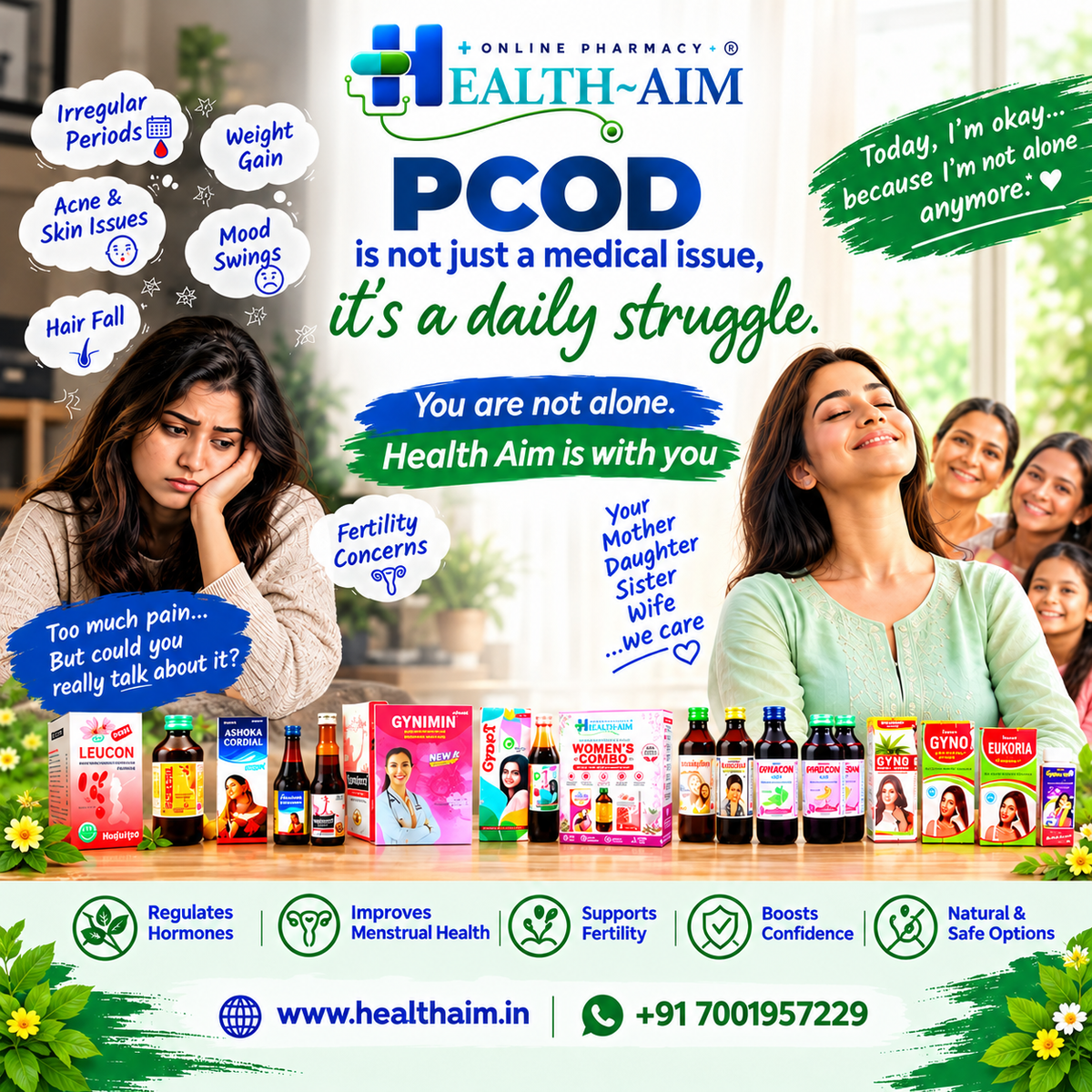 PCOD Problem for Women - HEALTH AIM PHARMACY
