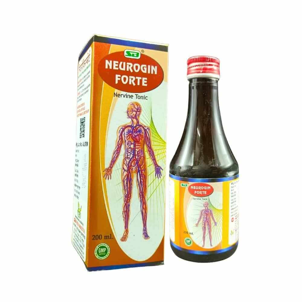 100% Khadi Organic SB Neurogin Forte Nervine Tonic ( Pack Of 3 ) - HEALTH AIM PHARMACY