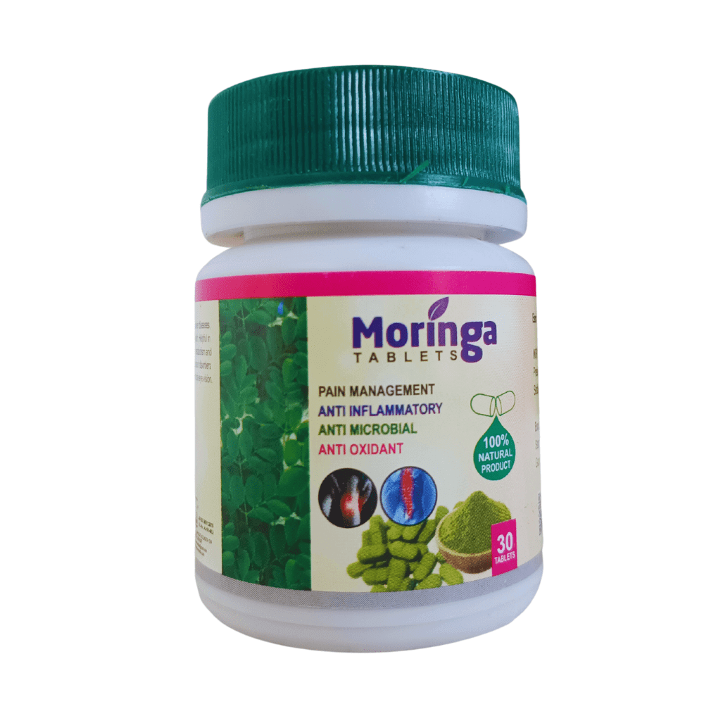 100% Organic Moringa Tablets 30tab ( pack of 2 ) - HEALTH AIM PHARMACY
