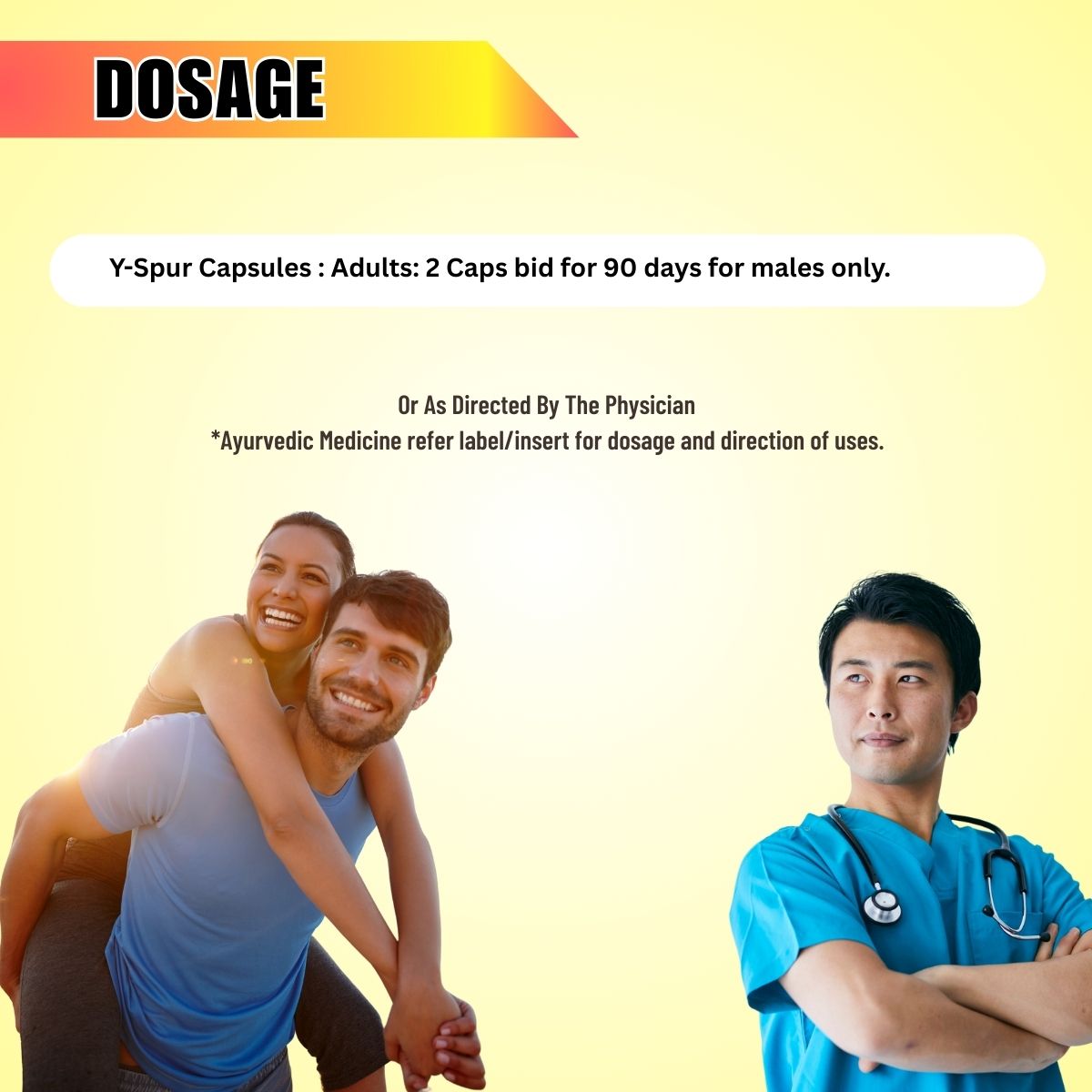 Ayurvedic Y Spur Capsule | Strength Stamina Energy Booster | Daily Ayurvedic Supplement | 30 Capsules