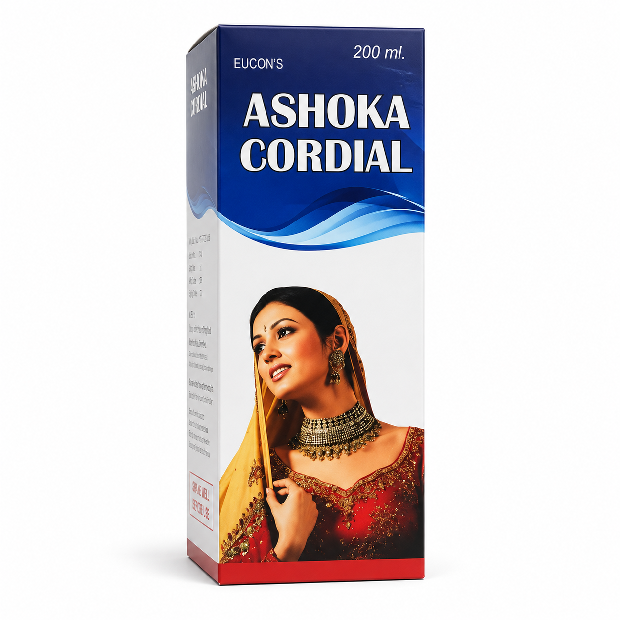 Women's Health Care Combo Pack: Ayurvedic ASHOKA Cordial Syrup & Leucon Capsule - 200ml + 30Caps