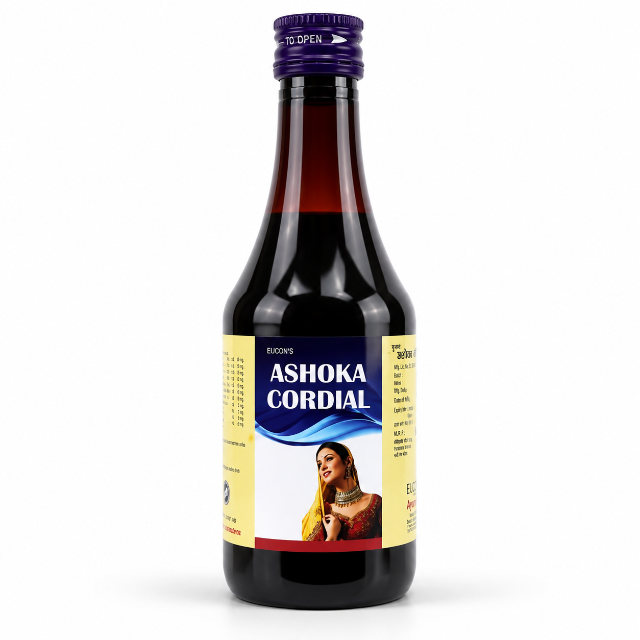 Women's Health Care Combo Pack: Ayurvedic ASHOKA Cordial Syrup & Leucon Capsule - 200ml + 30Caps