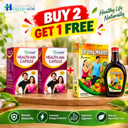 Ayurvedic Health Aim Capsule Pack of 2 + Get Strong Health Tonic FREE