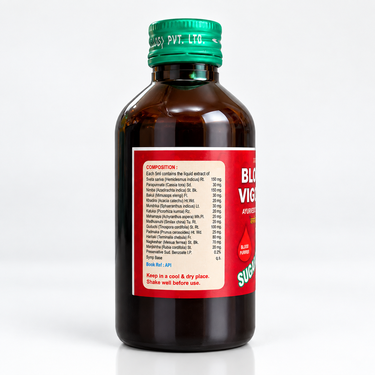 Ayurvedic SKINROG Capsule & Gasaram Capsule Combo Pack of 2 + Get Blood Vigor Syrup FREE