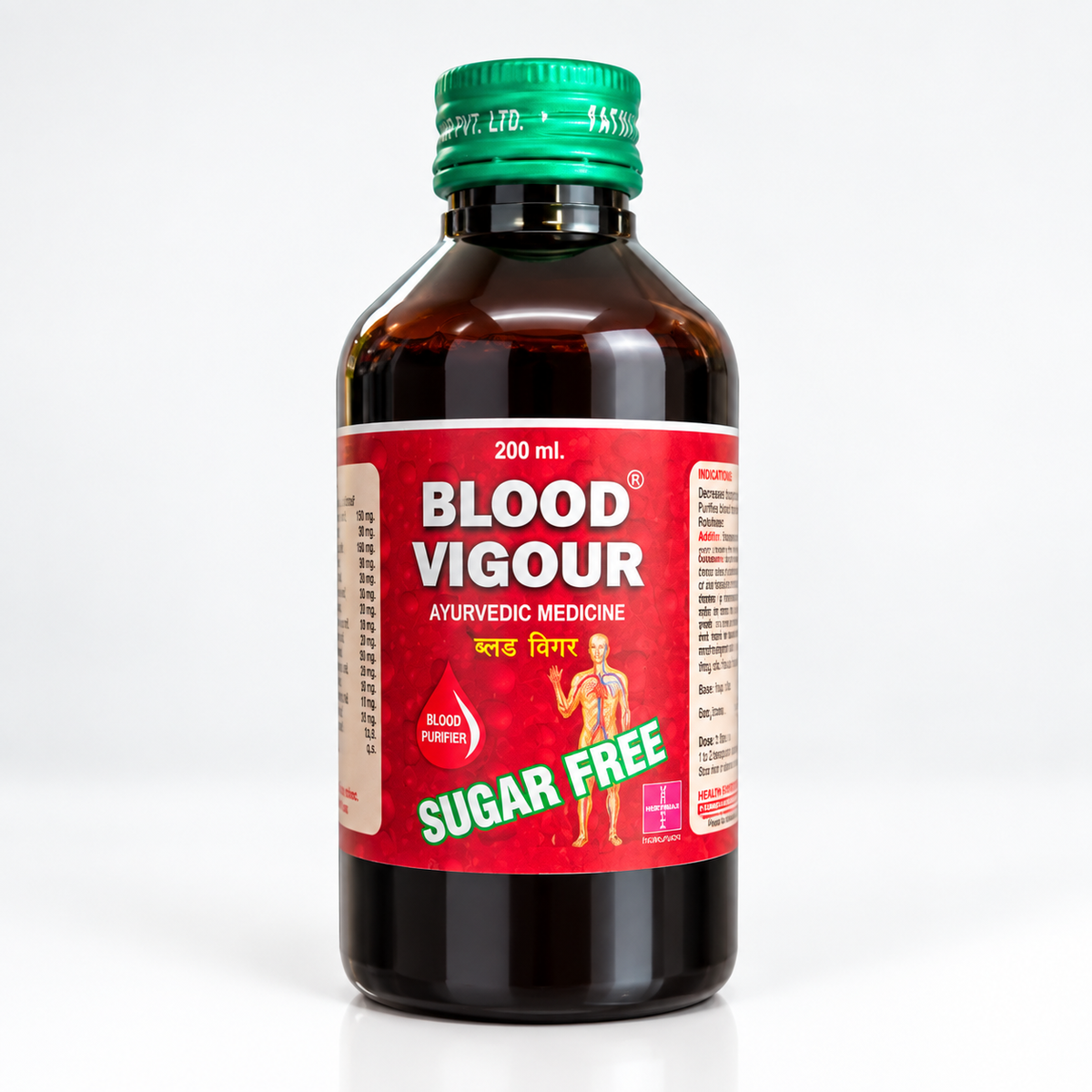 Ayurvedic SKINROG Capsule & Gasaram Capsule Combo Pack of 2 + Get Blood Vigor Syrup FREE