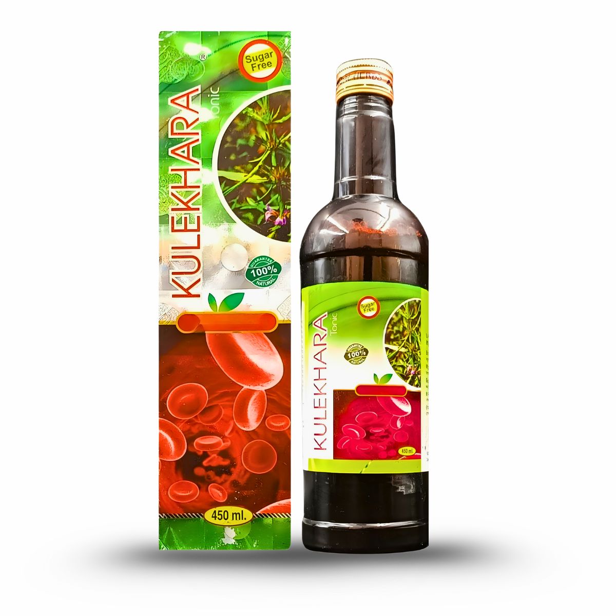 Ayurvedic kulekhara Tonic & Herbshd DMDIA Capsule | 450ml + 30Cap | Combo Pack - HEALTH AIM PHARMACY