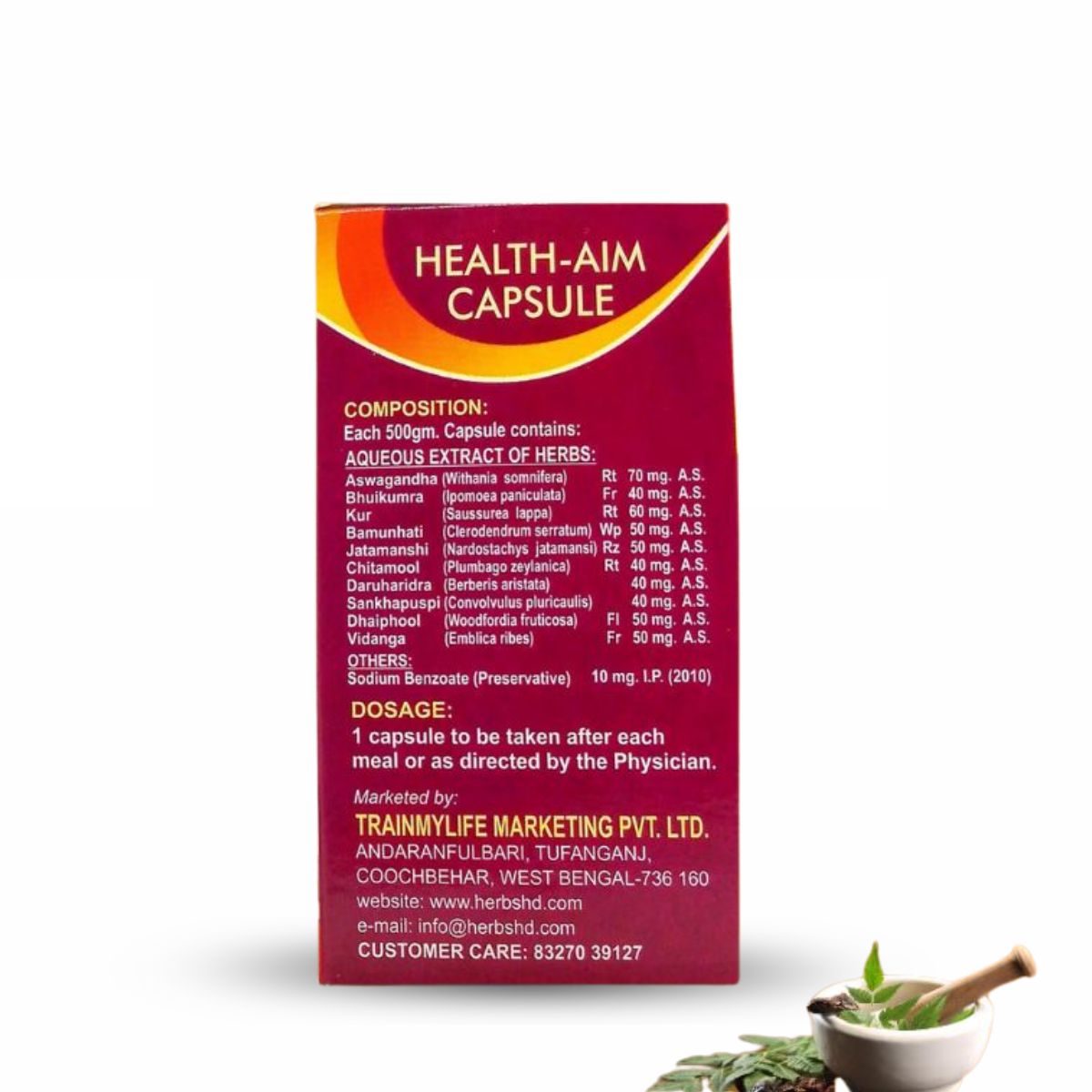 Herbshd Shilajit Resin & Health Aim Capsule Combo Pack - Boost Immunity & Energy, 20g + 50Cap - Health Aim Pharmacy