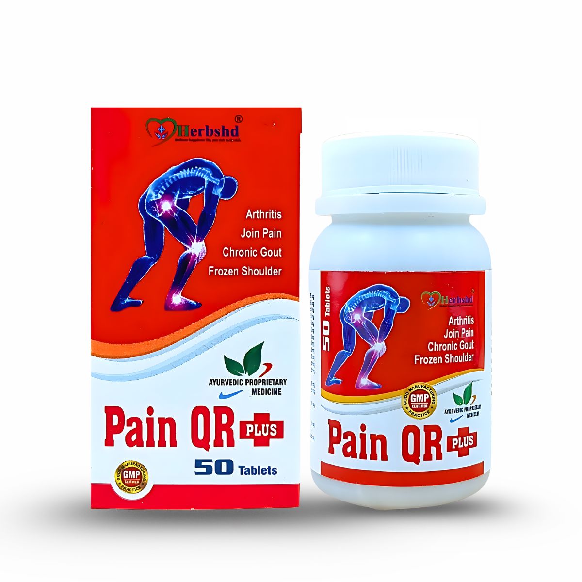 Ayurvedic Pak Rasayan Tail 200ml and Pain QR Plus 50 Capsule | Combo Pack - Health Aim Pharmacy