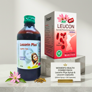 Lecorin Plus Tonic + Leucon Capsule | 200ml + 30Cap | Pack of 2