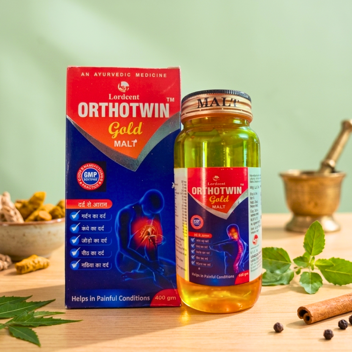 Ortho Win Gold Malt 400 gm (Pack of 2)