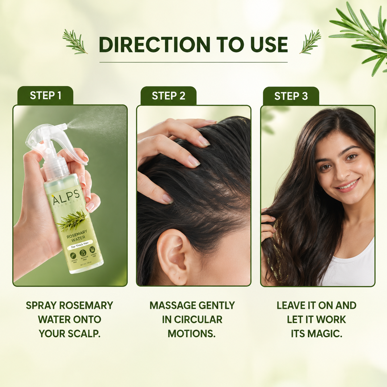 Rosemary Water (100 ml) | Rosemary water for hair | Hair Spray for Hair Growth