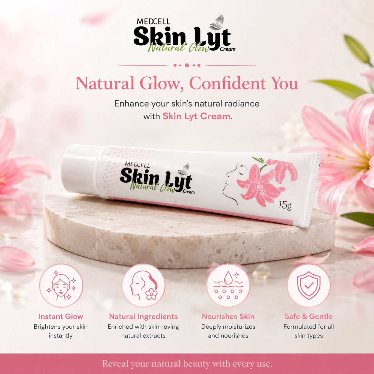 Skin Lyt Cream – Natural Glow Cream 15g | Visible Results for Bright & Healthy Skin