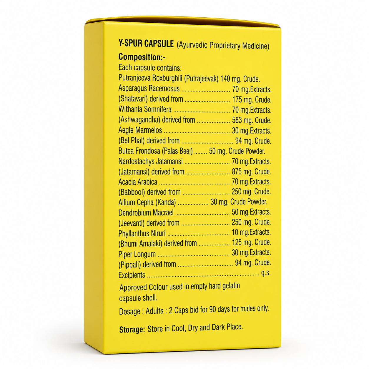 Y-Spur Capsule for Man Health | 30 Capsule