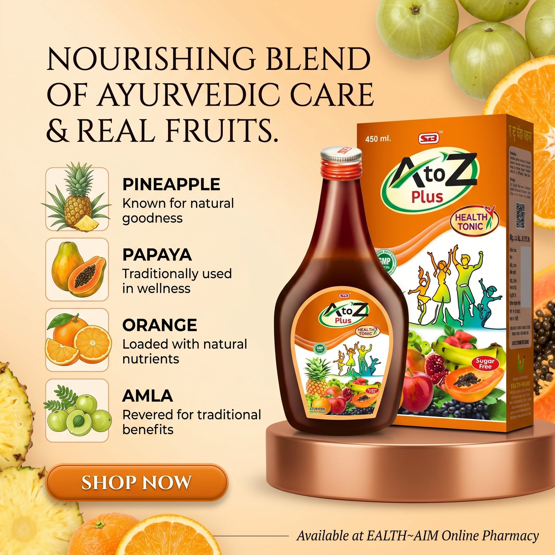 A to Z 450 ML SYRUP (pack of 2) - HEALTH AIM PHARMACY