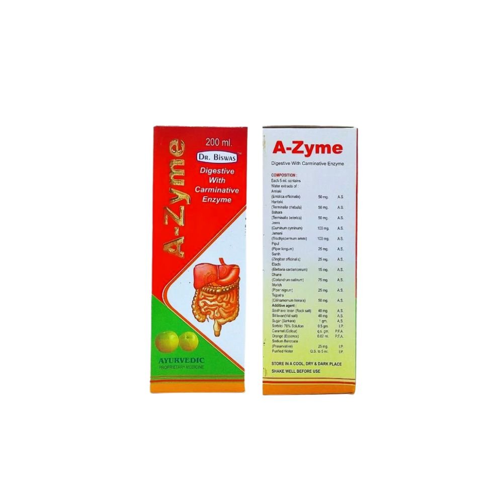 A - Zyme Syrup 200ml. (pack of 5) - HEALTH AIM PHARMACY