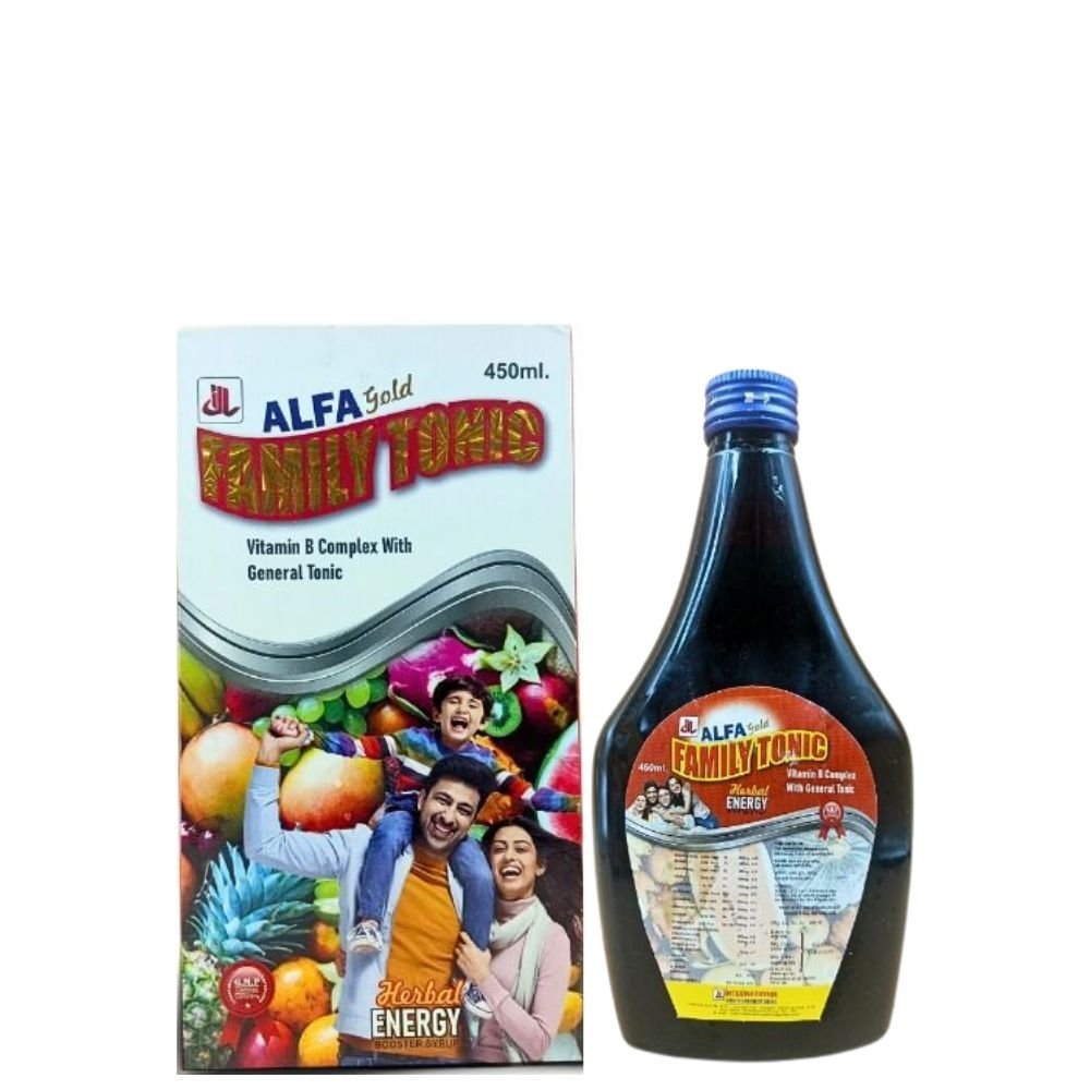 Alfa Gold Family Tonic With Vitamin B Complex 450ml.(pack of 2) - HEALTH AIM PHARMACY