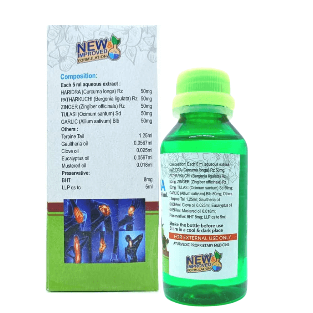 All kind off pain relief Herbs N Drugs Artha Oil 100ml (Pack Of 3) - HEALTH AIM PHARMACY