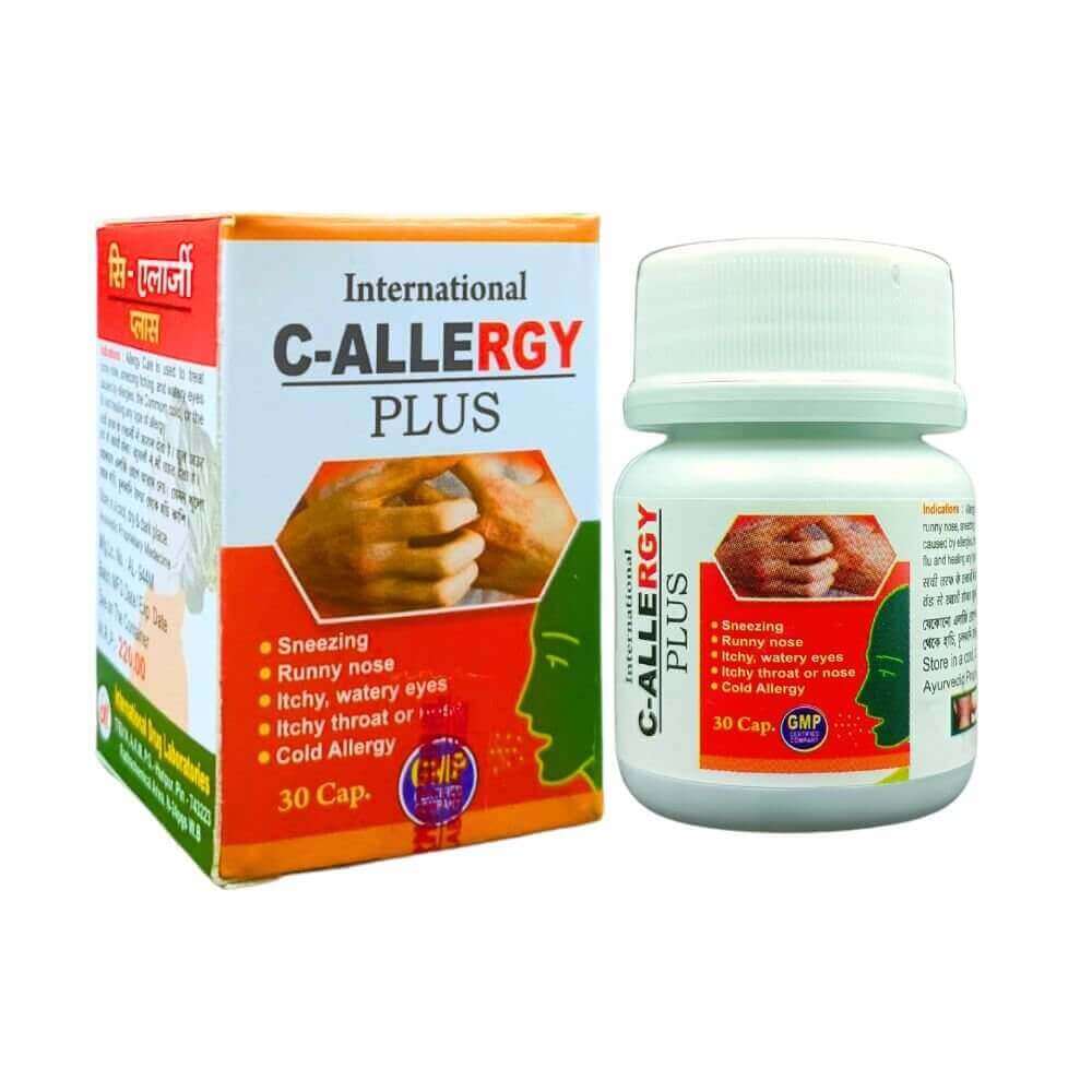 Allergy Cure Ayurvedic C - Allergy Plus Capsule(PACK OF 2) - HEALTH AIM PHARMACY