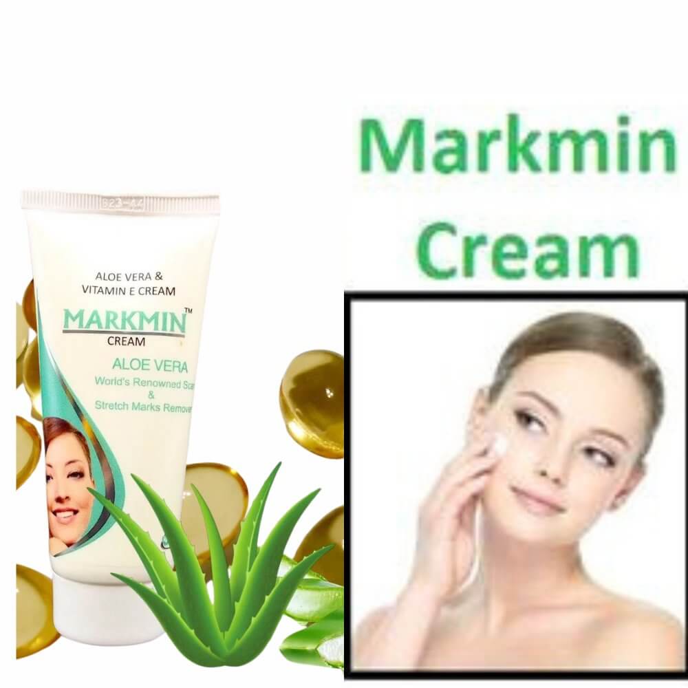 Aloe Vera and Vitamin E Cream MARKMIN CREAM 60gm. For stretch marks remover ( Pack OF 4 ) - HEALTH AIM PHARMACY