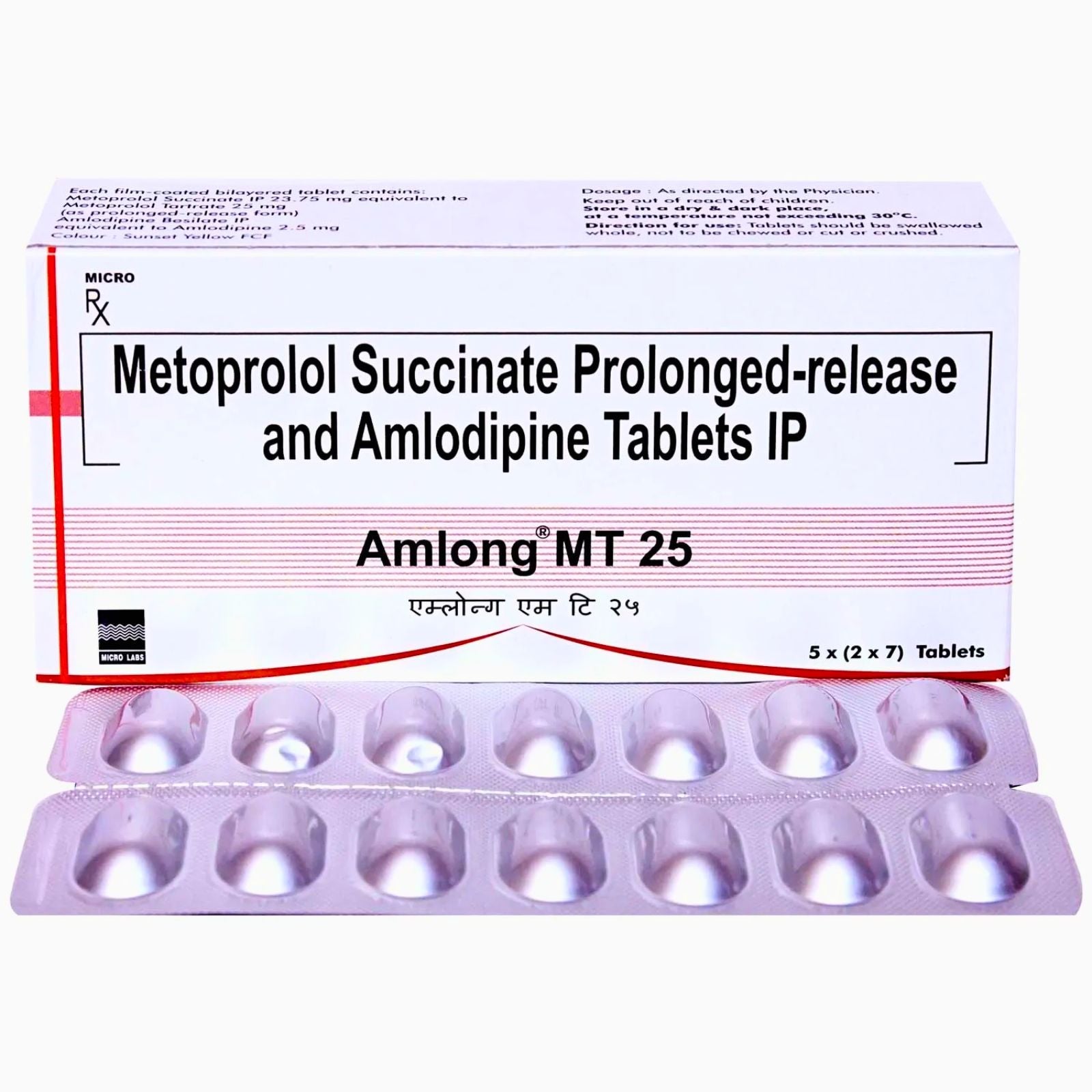 AMLONG MT 25 Tablet - HEALTH AIM PHARMACY