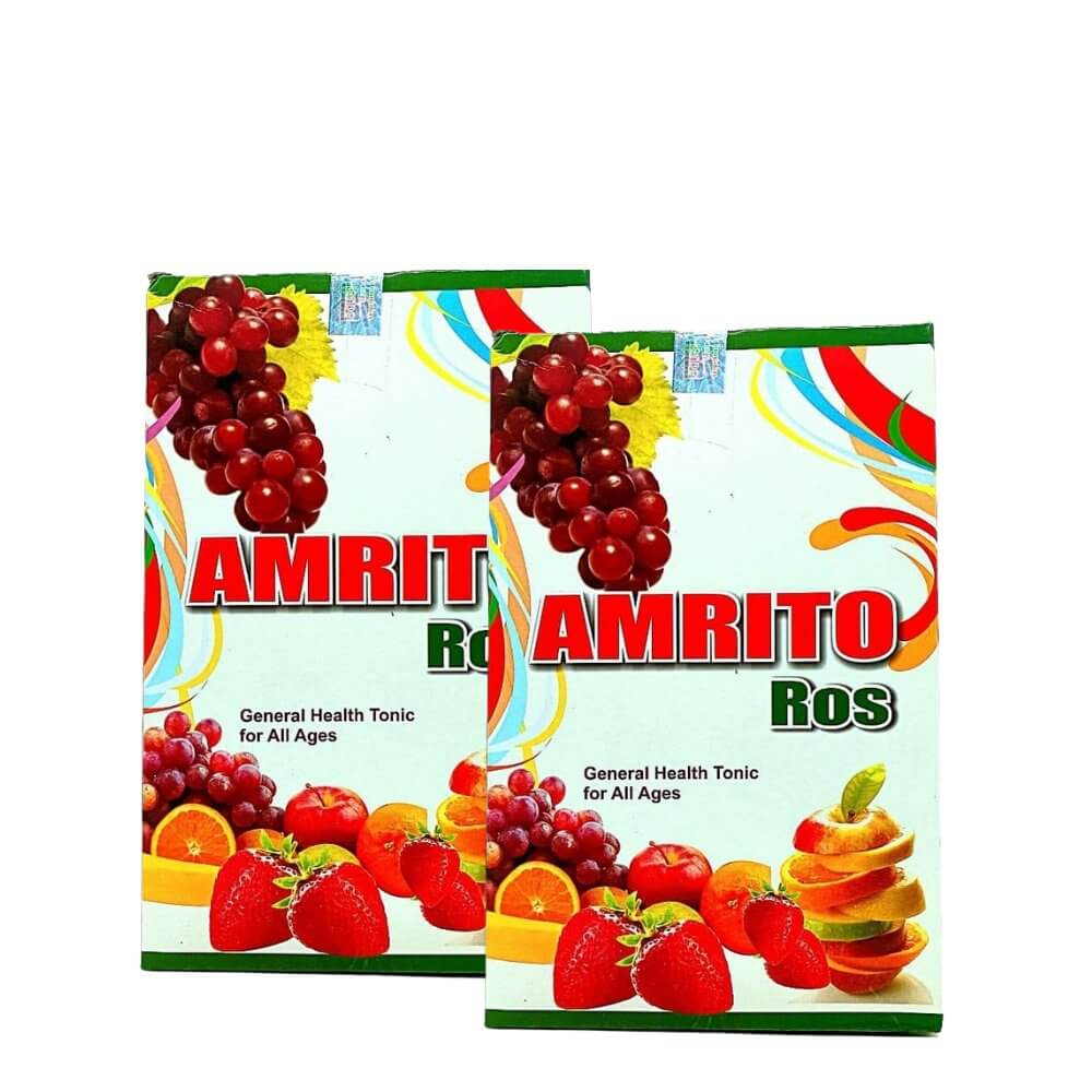 Amrito Ros (450 ml.) General Health Tonic ( pack of 2 ) - HEALTH AIM PHARMACY