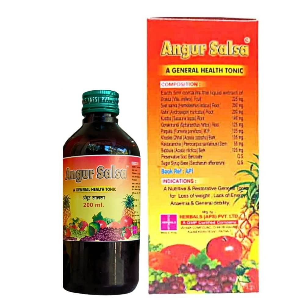 Angur Salsa Tonic 200ml. Pack Of 6 - HEALTH AIM PHARMACY