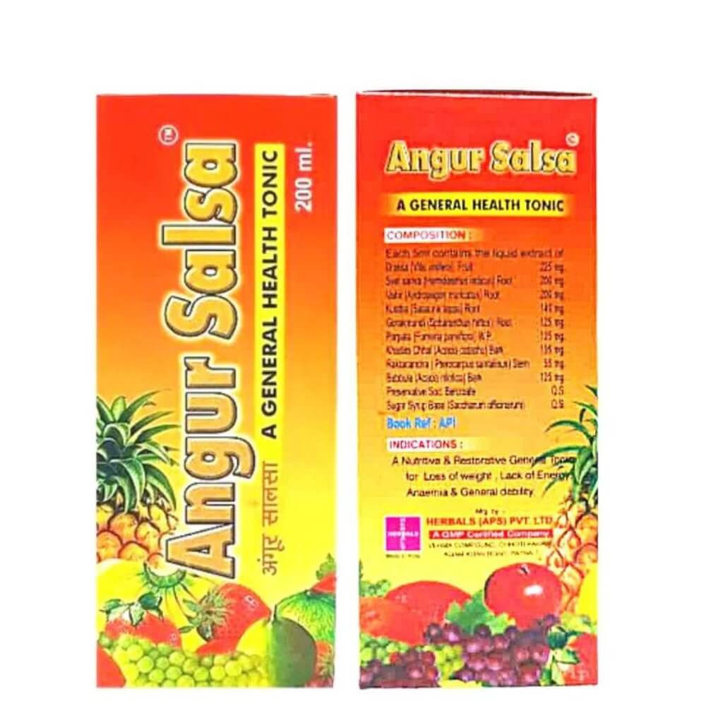Angur Salsa Tonic 200ml. Pack Of 6 - HEALTH AIM PHARMACY