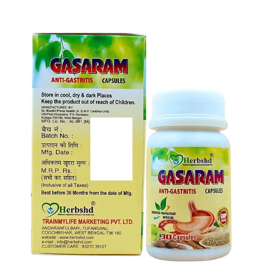 Anti - Gastritis Gasaram Capsule & Health Aim Capsule(Combo Pack) - HEALTH AIM PHARMACY