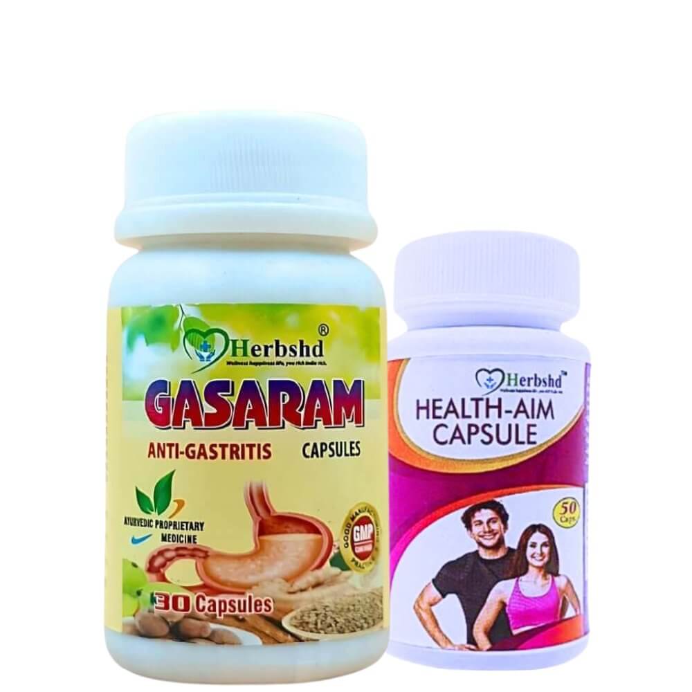 Anti - Gastritis Gasaram Capsule & Health Aim Capsule(Combo Pack) - HEALTH AIM PHARMACY