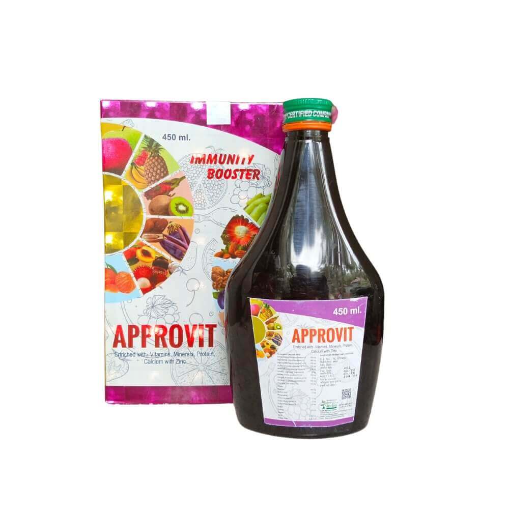 Approvit Immunity Booster Syrup vitamin supplement (pack of 2) - HEALTH AIM PHARMACY