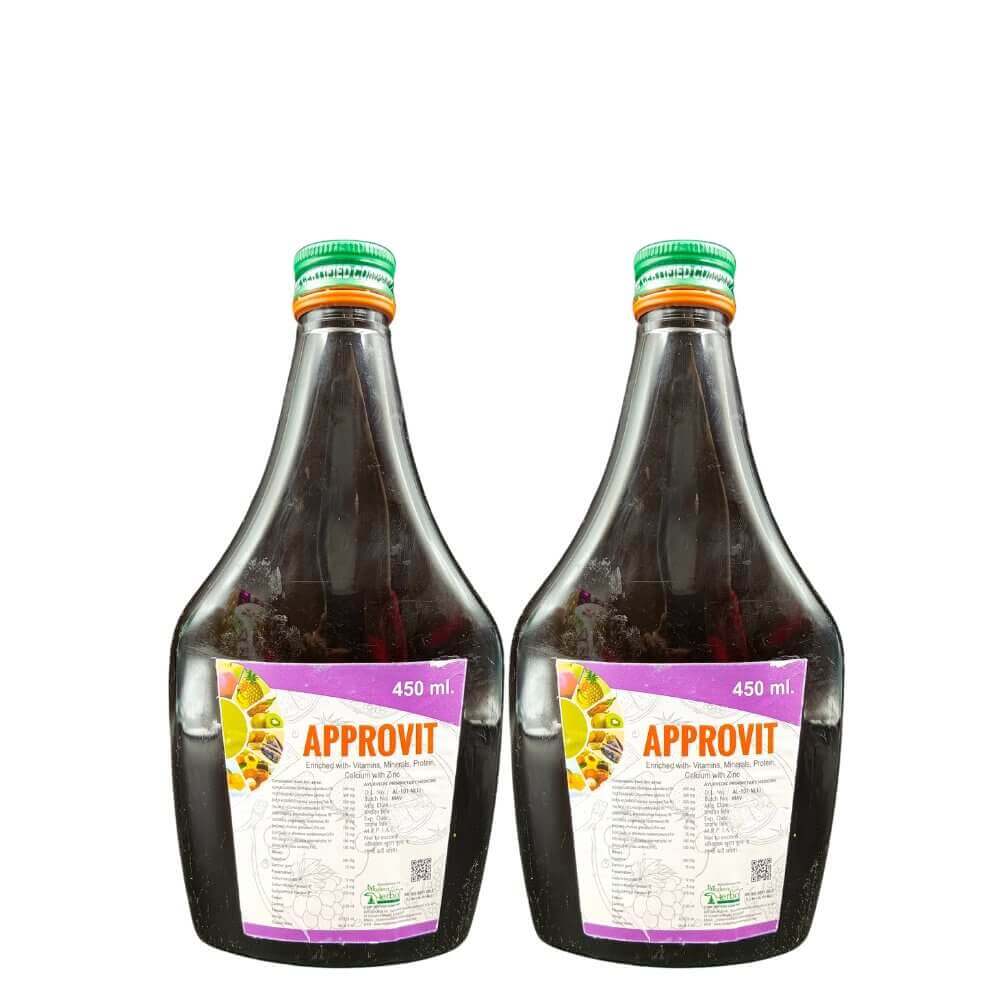 Approvit Immunity Booster Syrup vitamin supplement (pack of 2) - HEALTH AIM PHARMACY