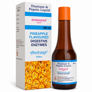 Aristozyme Diastase & Pepsin Liquid | For Digestive Care & Stomach Care | Flavour Pineapple 200ml - HEALTH AIM PHARMACY