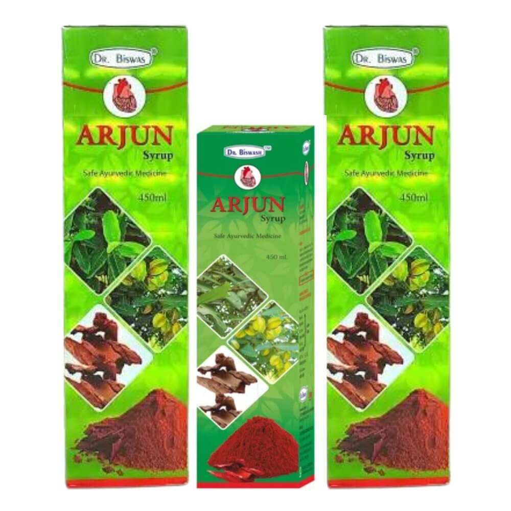 Arjun Heart Care Syrup 450ml. ( pack of 3 ) - HEALTH AIM PHARMACY