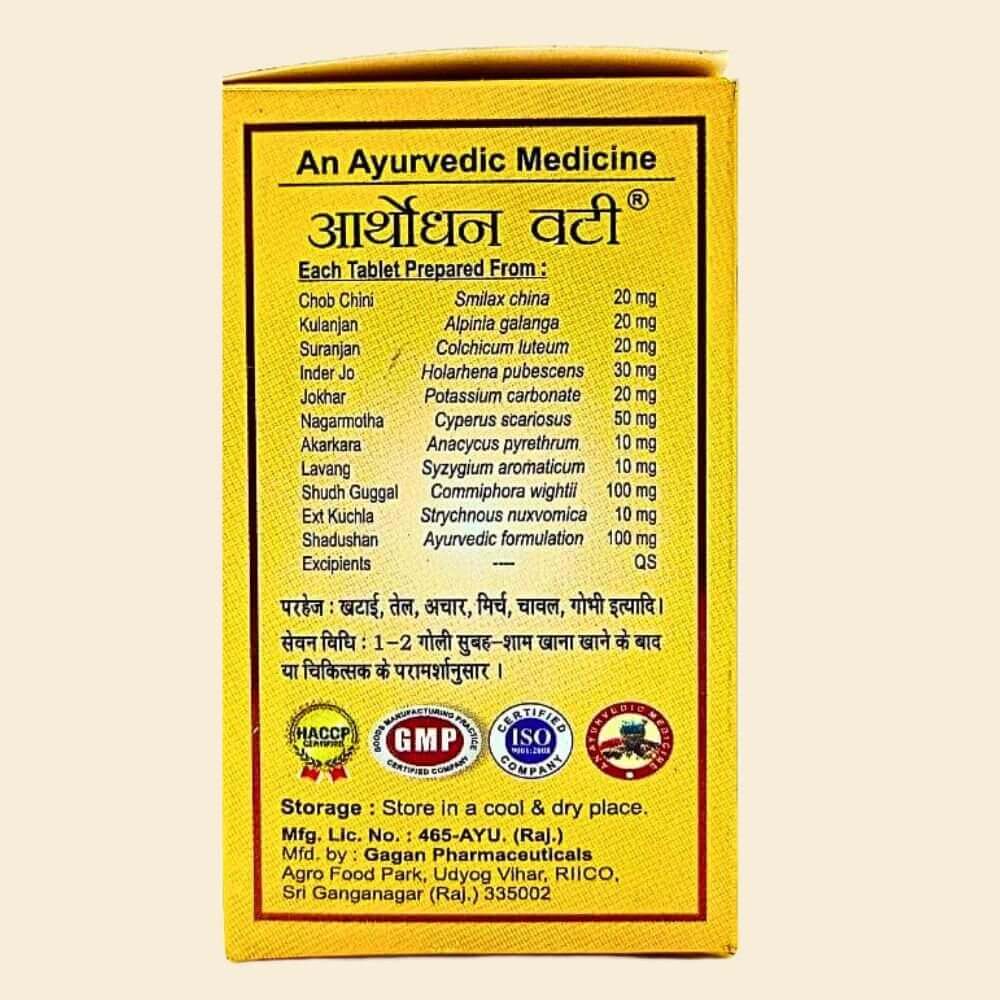 Arthodhan Vati Tablets - HEALTH AIM PHARMACY