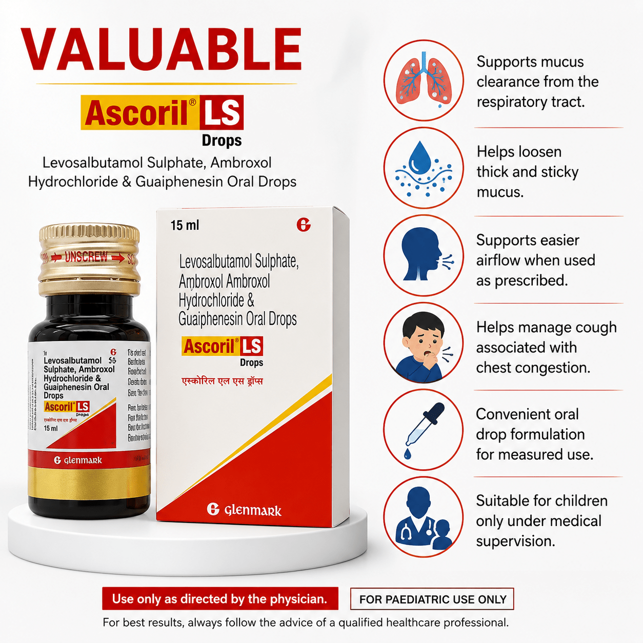 ASCORIL LS DROPS 15ML - HEALTH AIM PHARMACY