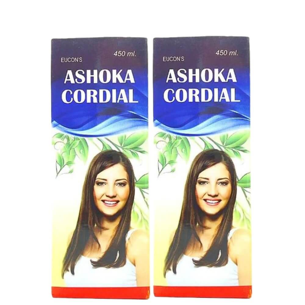 Ashoka Cordial For Heavy Periods 450 ml. Pack of 2 - HEALTH AIM PHARMACY