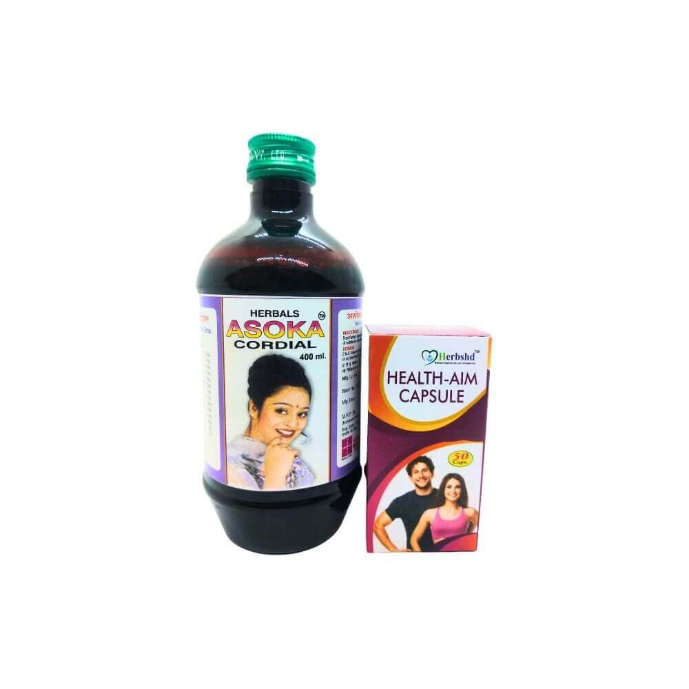 Asoka Cordial & Health Aim capsule (combo pack) - HEALTH AIM PHARMACY