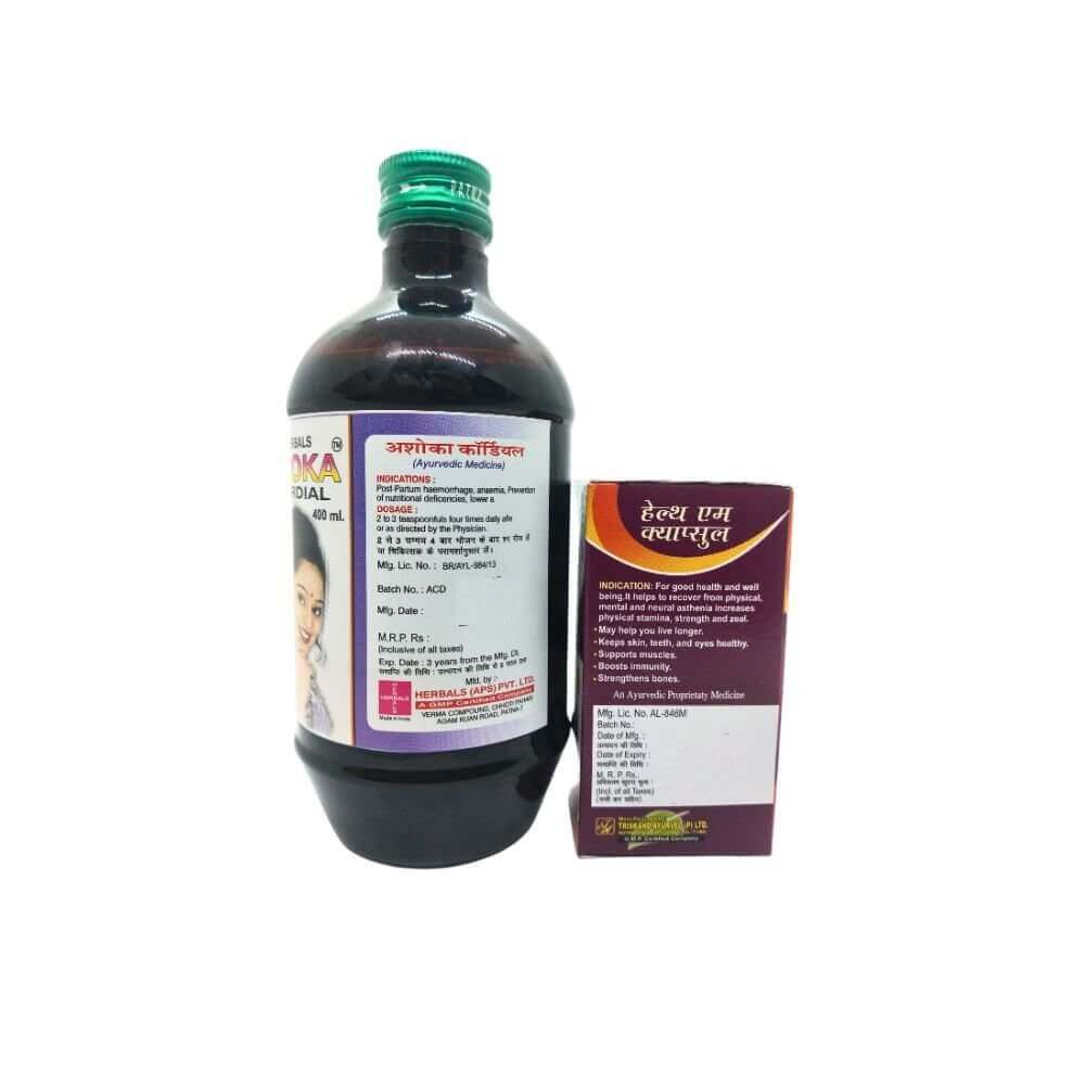 Asoka Cordial & Health Aim capsule (combo pack) - HEALTH AIM PHARMACY