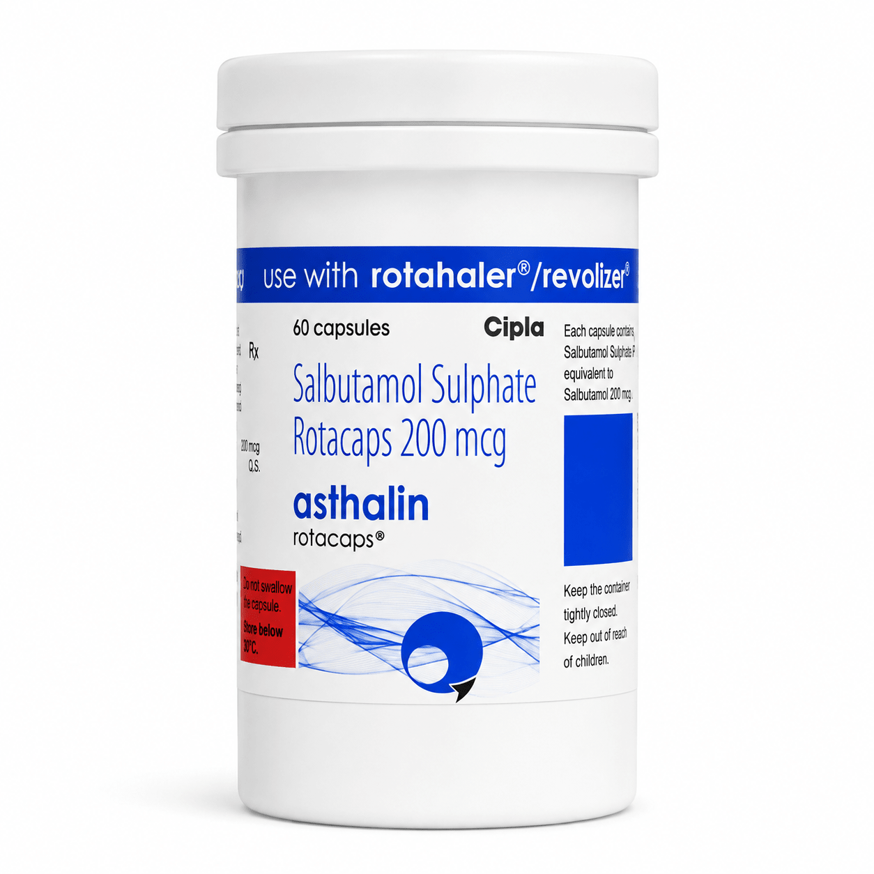 ASTHAlin Rotacaps 60Capsules - HEALTH AIM PHARMACY