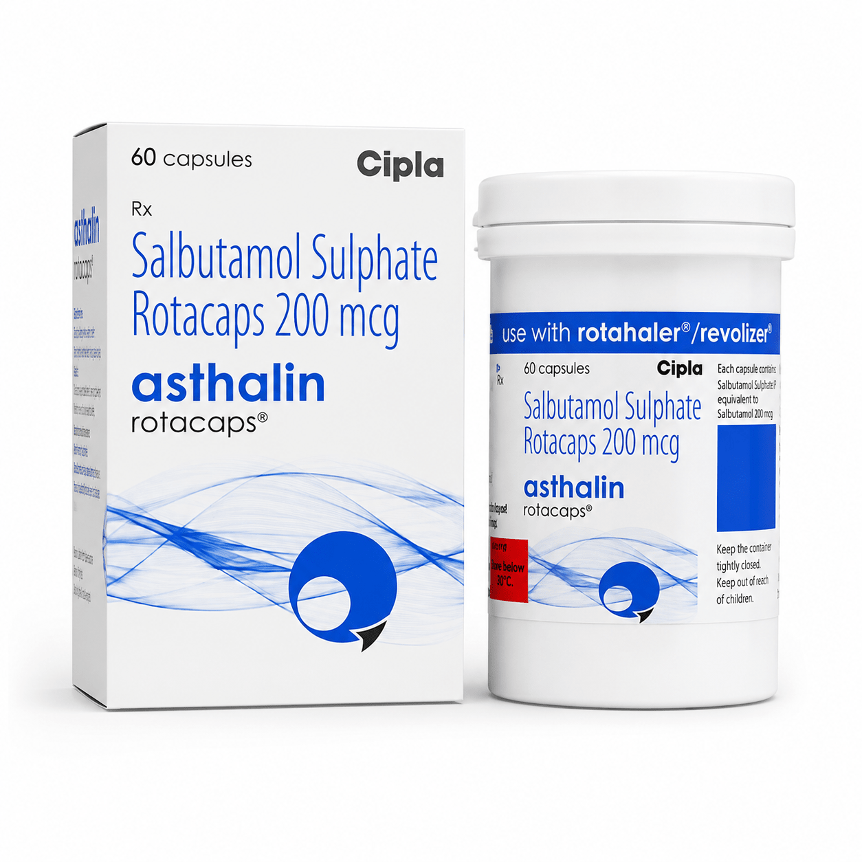 ASTHAlin Rotacaps 60Capsules - HEALTH AIM PHARMACY