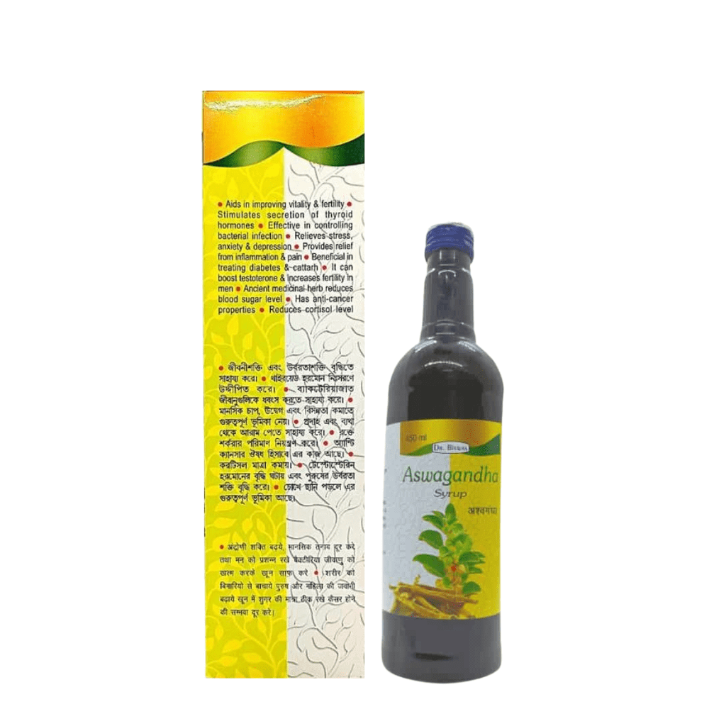 Aswagandha Syrup Pack Of 4 - HEALTH AIM PHARMACY