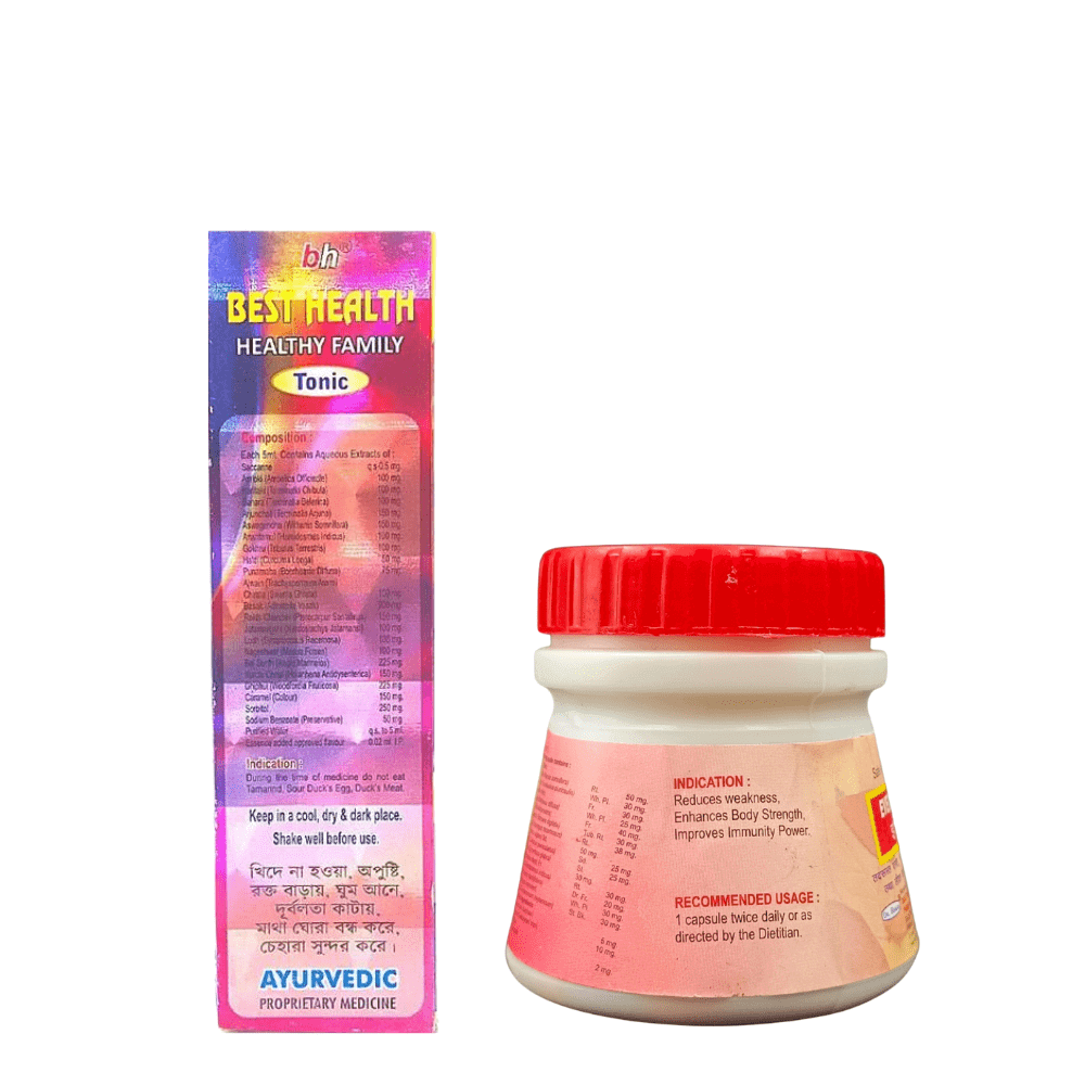 Aurvedic Best Health Tonic &amp; Ever Health Ghat Capsule (Combo Pack) - HEALTH AIM PHARMACY