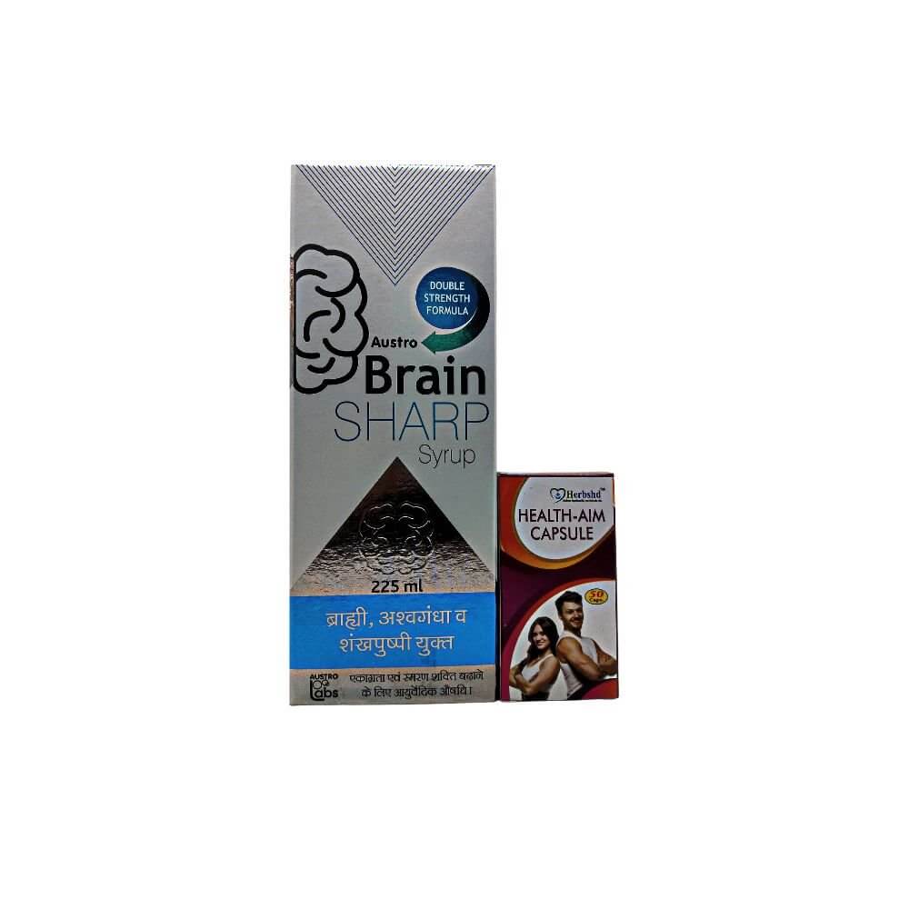 Austro Brain Sharp & Health Aim capsule (Combo pack) - HEALTH AIM PHARMACY