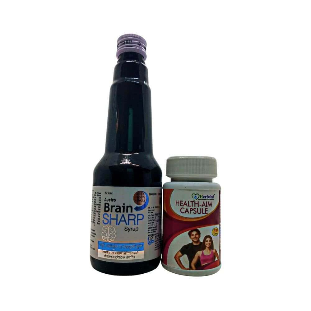 Austro Brain Sharp & Health Aim capsule (Combo pack) - HEALTH AIM PHARMACY