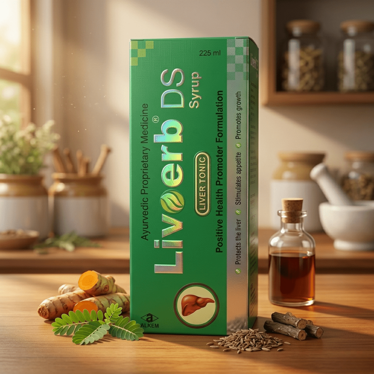 Ayuevedic Livoerb DS Syrup and Amrit Churna Powder & Health Aim Capsule Combo | 225ml + 100gm + 50Caps | Combo Pack - HEALTH AIM PHARMACY