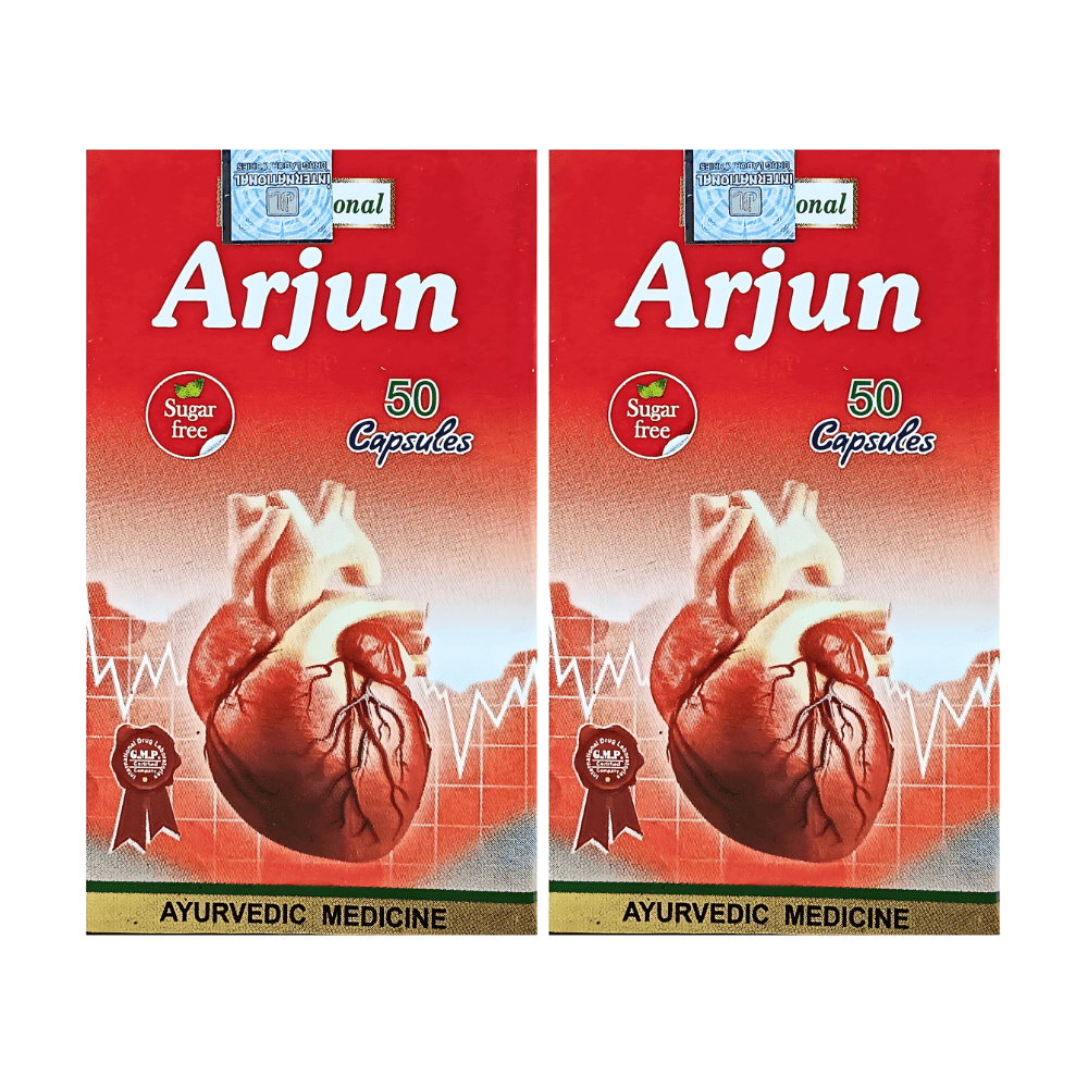Ayurveda Cardiac Care Arjun Capsule (Pack Of 2) - HEALTH AIM PHARMACY