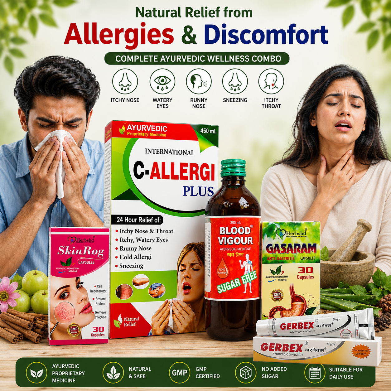 Ayurveda Skin Care Combo Kit Pack for Skin - HEALTH AIM PHARMACY