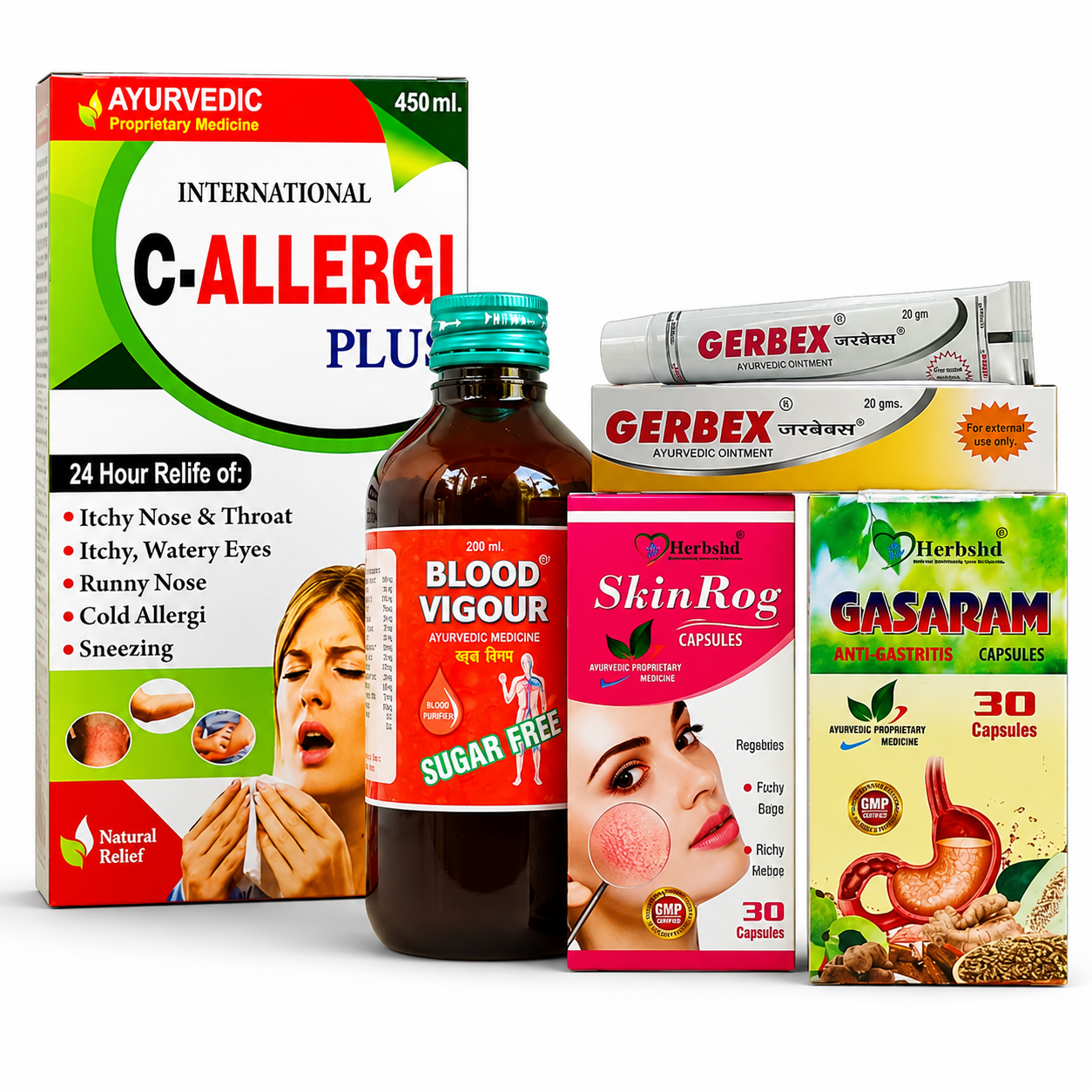 Ayurveda Skin Care Combo Kit Pack for Skin - HEALTH AIM PHARMACY
